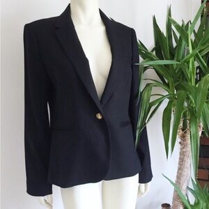 J. Crew wool blazer size 14 black